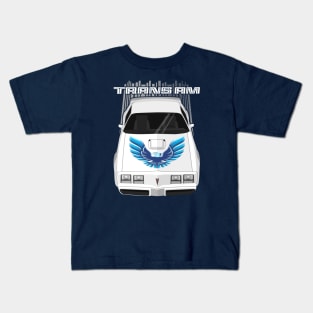 Firebird Trans Am 79-81 - white and blue Kids T-Shirt